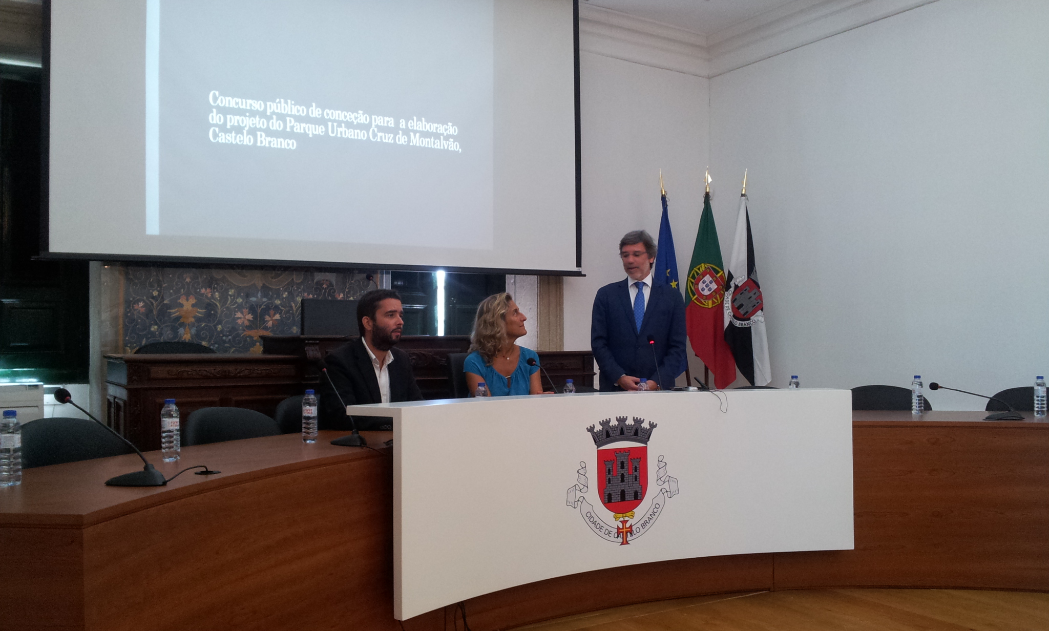 Entrega de pr&eacute;mios do concurso Parque Urbano Castelo Branco