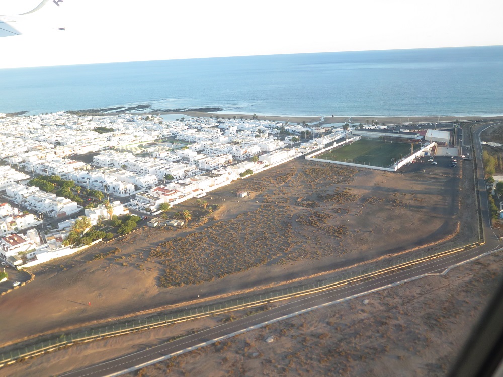 Parque urbano em Lanzarote