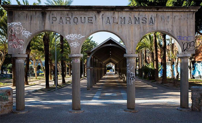 Reabilita&ccedil;&atilde;o do parque urbano de Almansa, Espanha