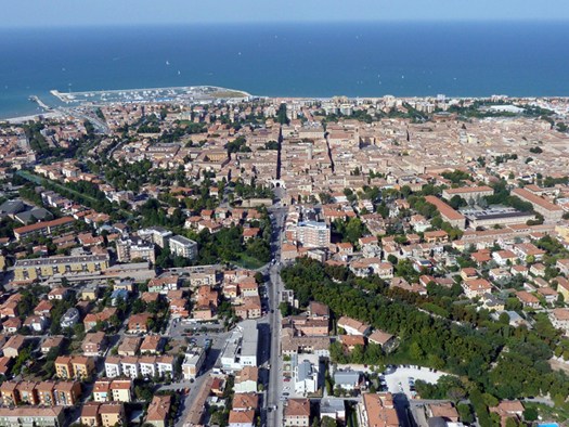 Parque urbano em Fano, It&aacute;lia