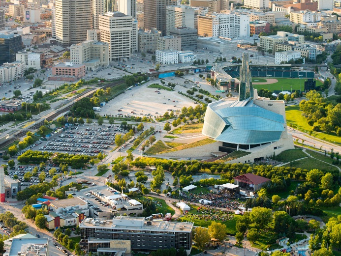 Espa&ccedil;o p&uacute;blico em Winnipeg, Canad&aacute;