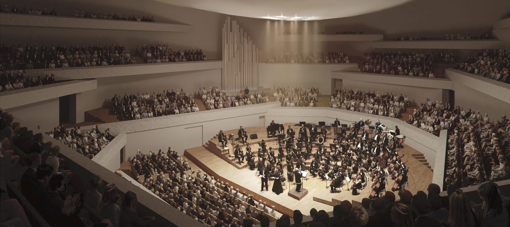 Imagem 1 - Dois projectos portugueses em 1&ordm; e 2&ordm; lugares no concurso para a Cidade da M&uacute;sica, Genebra 