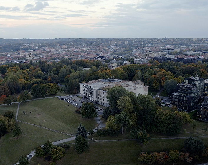 Sala de concertos em Vilnius, Litu&acirc;nia