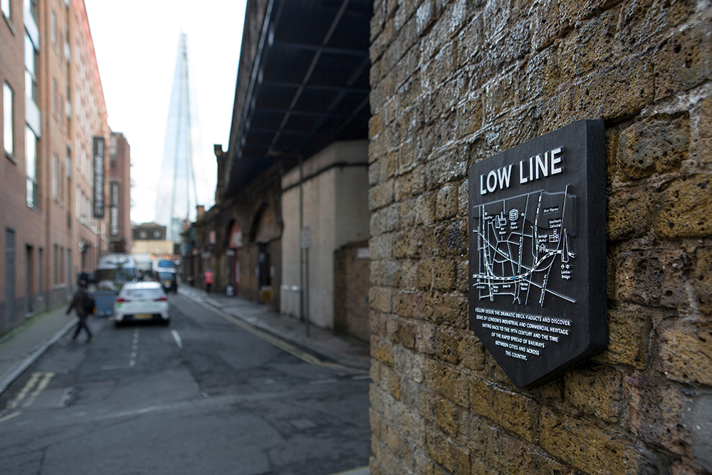 Interven&ccedil;&atilde;o estrat&eacute;gica na Low Line, Londres