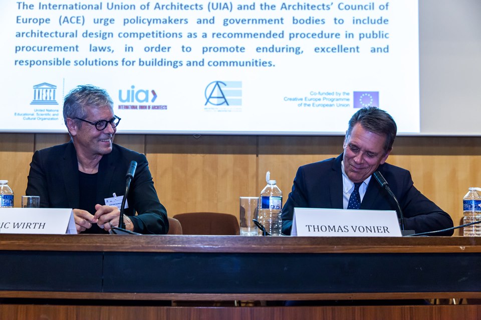 Declara&ccedil;&atilde;o da ACE e UIA sobre a import&acirc;ncia dos concursos de arquitetura 