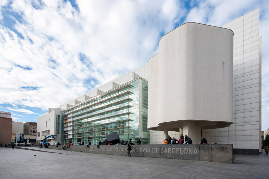Amplia&ccedil;&atilde;o do Museu de Arte Contempor&acirc;nea de Barcelona, Espanha