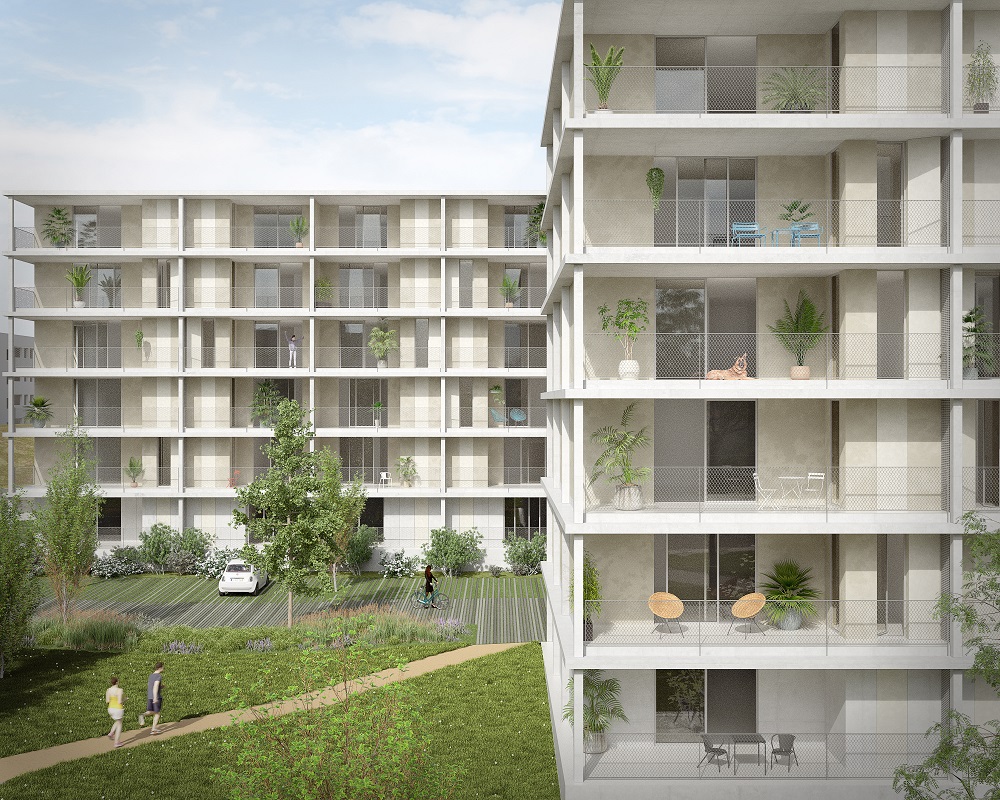 Branco del Rio Arquitectos vencem concurso para o conjunto habitacional na Av. Joaquim Campos, Set&uacute;bal