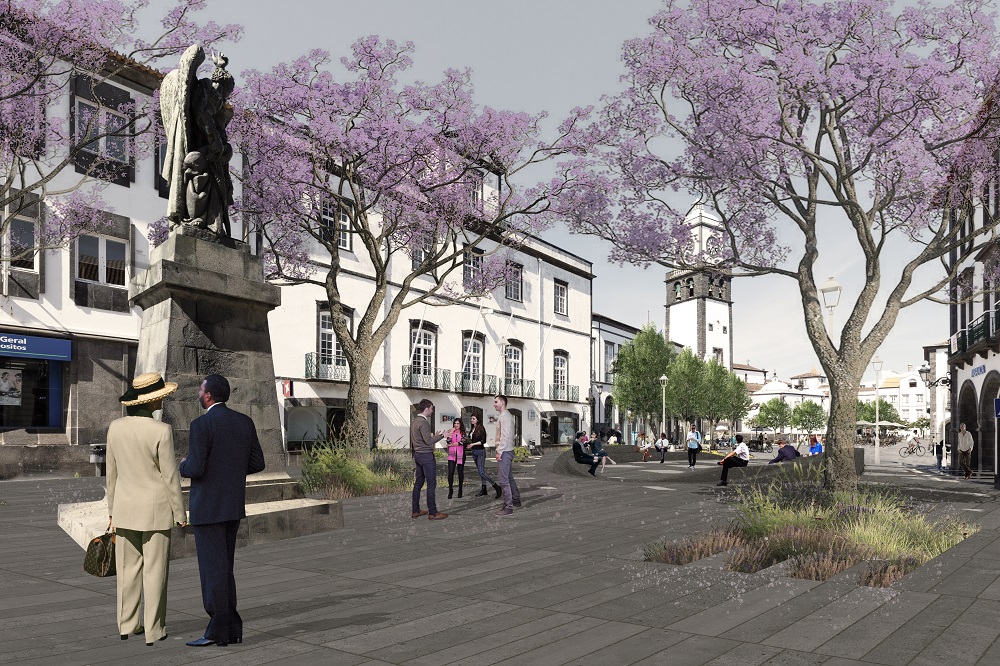 Imagem 1 - Paulo Vieitas, Jo&atilde;o Pedro Cabral, Vanessa Melo e PARATELIER vencem concurso para a requalifica&ccedil;&atilde;o do Centro Hist&oacute;rico de Ponta Delgada