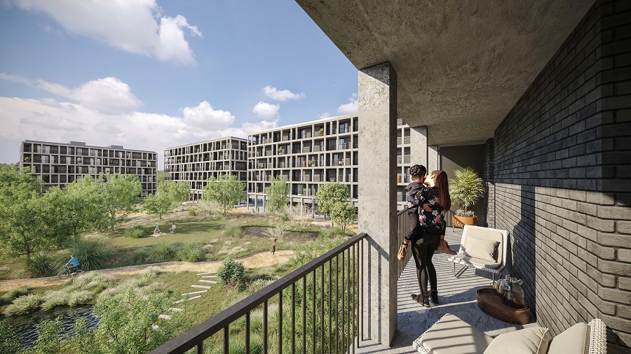 Imagem 1 - AND-R&Eacute; vencem concurso para o conjunto habitacional na Antiga Luzoestela, Aveiro