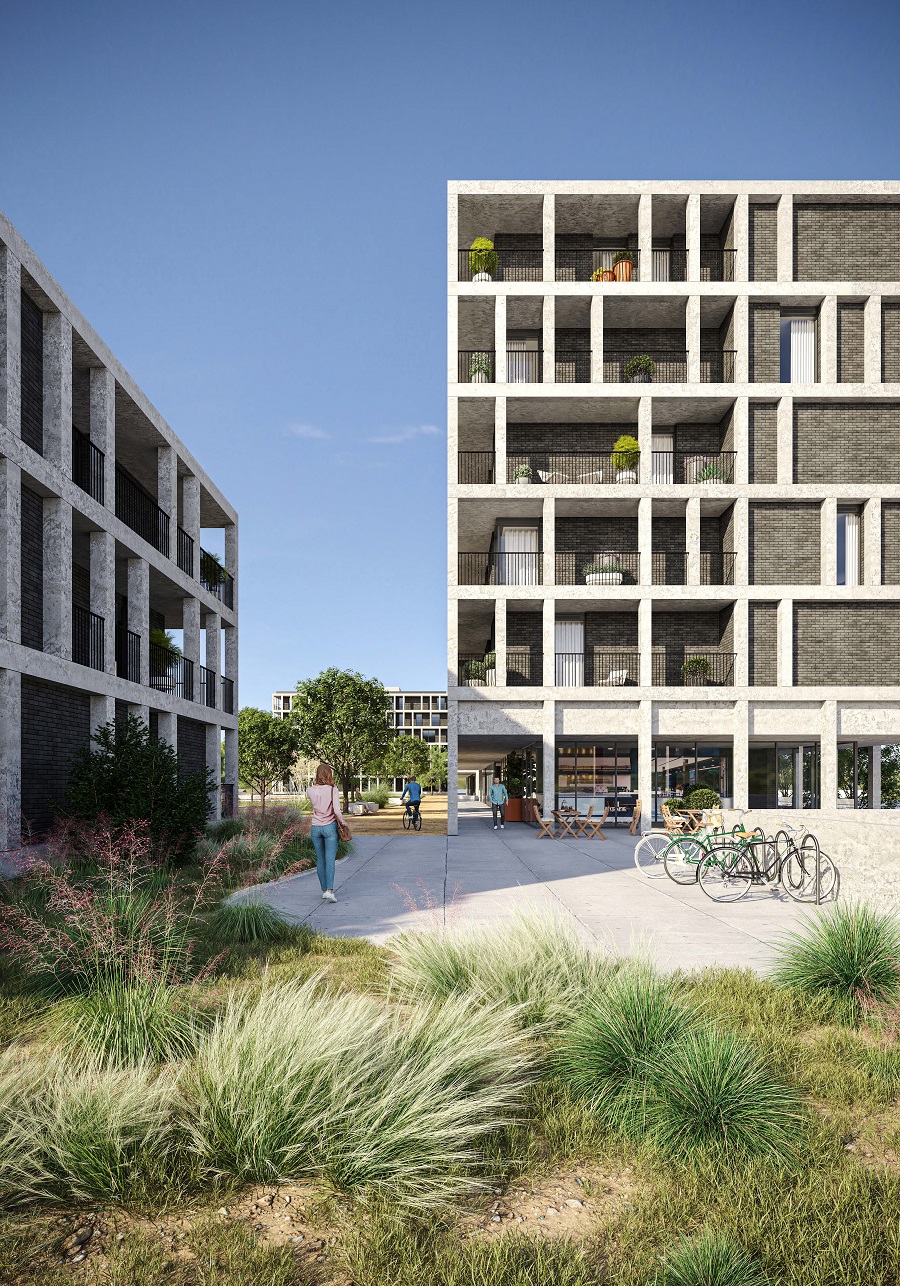 Imagem 2 - AND-R&Eacute; vencem concurso para o conjunto habitacional na Antiga Luzoestela, Aveiro