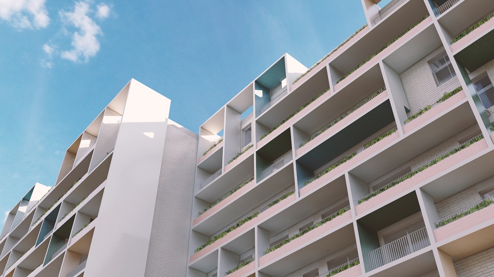 Conjunto habitacional S&atilde;o Miguel, Almada